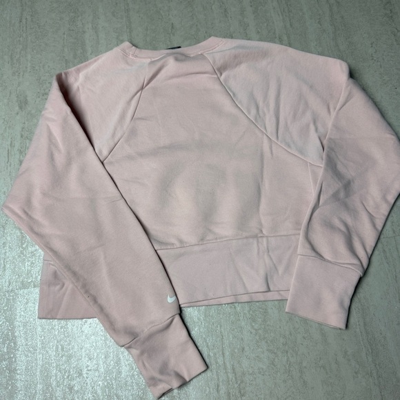 Nike Pink Boxy Crop Sweatshirt - Picture 7 of 11